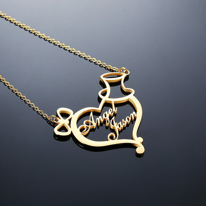 Couple Name Necklace