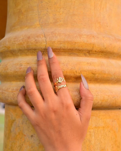 Personalized Custom Name Ring for Women