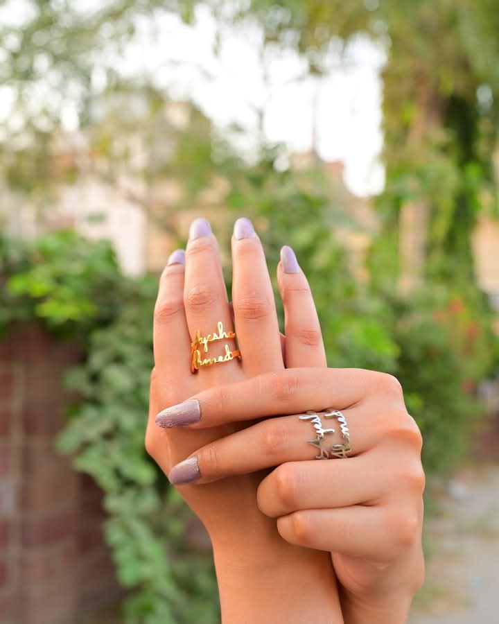 Personalized Custom Name Ring for Women