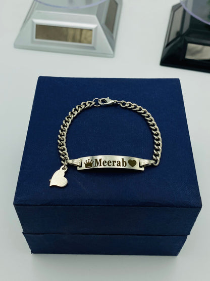 Engraving Name Baby  Braclet