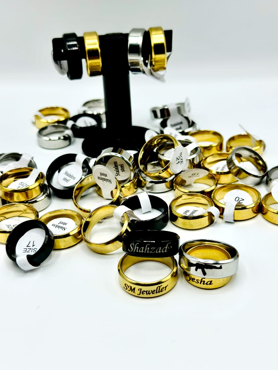 Customized Engraved Name Ring