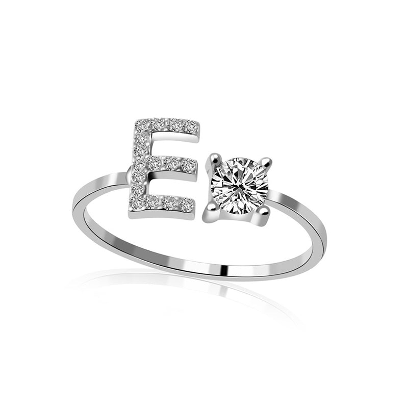 Gold Plated Initial Letter Ring